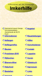 Mobile Screenshot of imkerhilfe.de